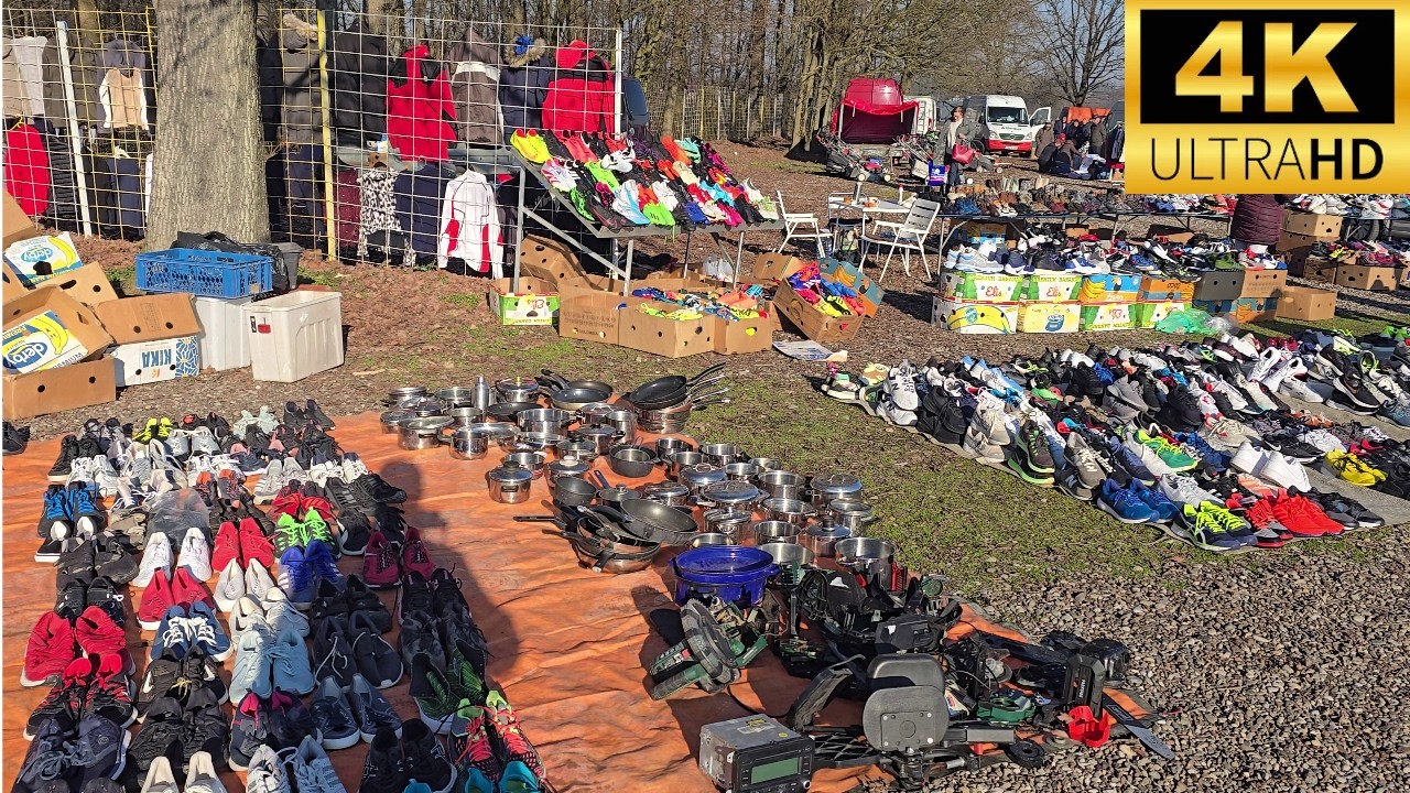 Pijaca / Buvljak Lončari : Nema čega nema /Walking Tour (4K)