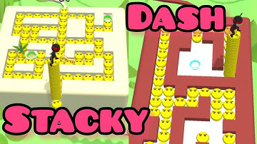 Stacky Dash - All Levels Gameplay Android,ios hard level #732 #733 #mobilegameroom #stackydash