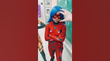 Thumbnail of Ladybug told everyone who is under the mask of Cat Noir!  Ladybug in real life! #trending #treding
