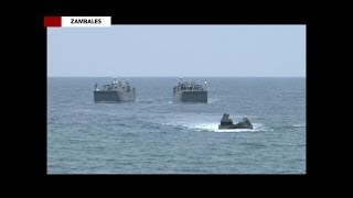 Filipino, U.S. troops conduct amphibious landing exercises in Zambales