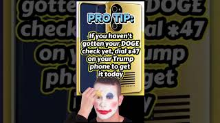 How to get your Doge check fast! #doge #fdt #fafo #maga #politics #trump #america #liberal #funny