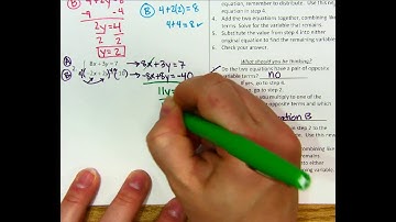 Algebra 1 - Video Notes Lesson 7.3B