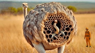 Animal Rescue Story: Rescue Team Saves Ostrich From Snake parasites!