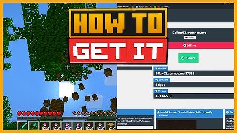 🟨 HOW to have the TREE CAPITATOR MOD in your MINECRAFT ATERNOS SERVER MINECRAFT ATERNOS