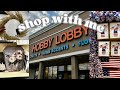 HOBBY LOBBY | SHOP WITH ME | FOURTH OF JULY | HOME DECOR | FABRIC