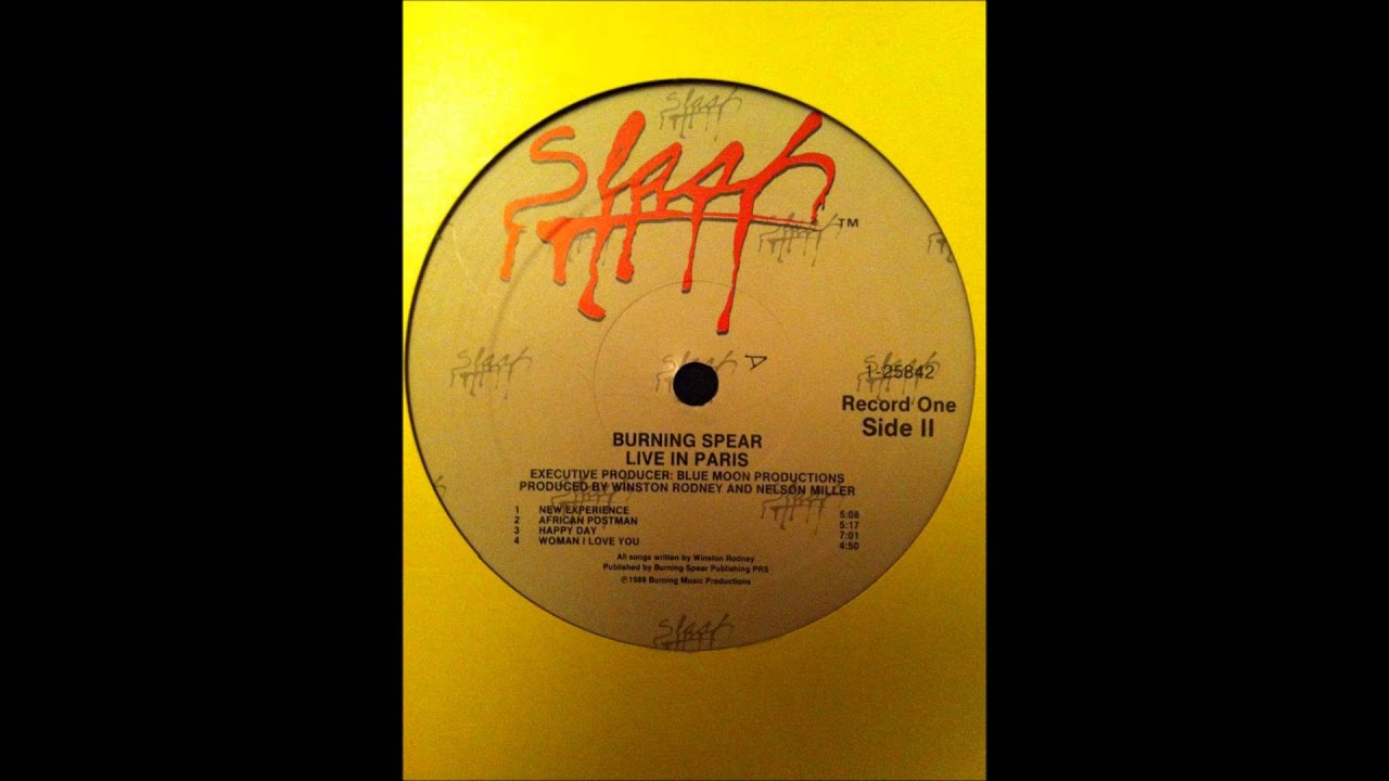 Burning Spear - New Experience[Live In Paris, Zenith 1988