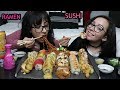 SUSHI AND RAMEN MUKBANG | EATING SHOW