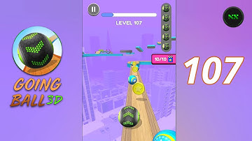 Going Balls Gameplay Walkthrough Epic Level 107 (Android, IOS)