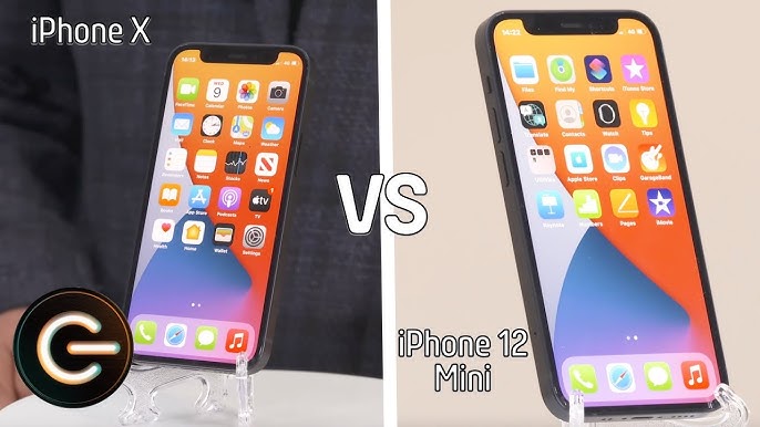 Iphone 12 Mini Size Vs Iphone X Youtube