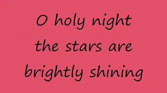 Mariah Carey o Holy Night ( lyrics ) Mariah Carey o Holy Night ( lyrics )