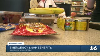October emergency SNAP benefits available Friday