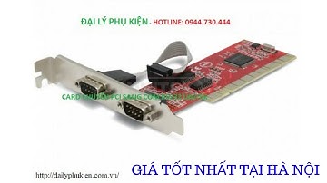 CARD PCI TO COM rs232 UNITEK | Card chuyển pci sang com rs232