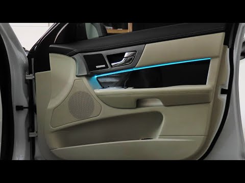 How to install front door ambient lighting – Jaguar XFR