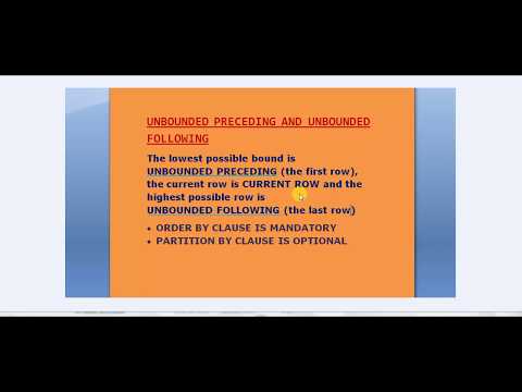 UNBOUNDED PRECEDING AND UNBOUNDED FOLLOWING & CURRENT ROW || SQL Server Tutorials