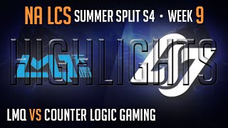 LCS Highlights LMQ vs CLG Week 9 NA Summer 2014 LMQ vs Counter Logic Gaming S4 W9D2G3 Season 4