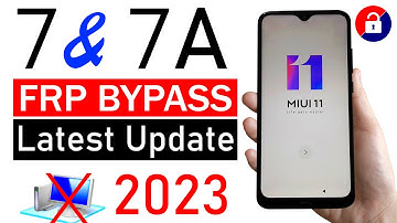 Redmi 7 & 7A Google account bypass | 2023 Latest Method (without pc)