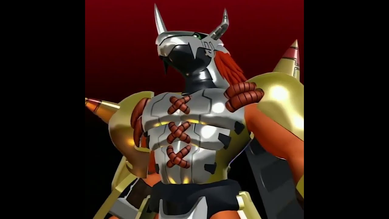 Digimon 01 - MetalGreymon - Evolution - WarGreymon