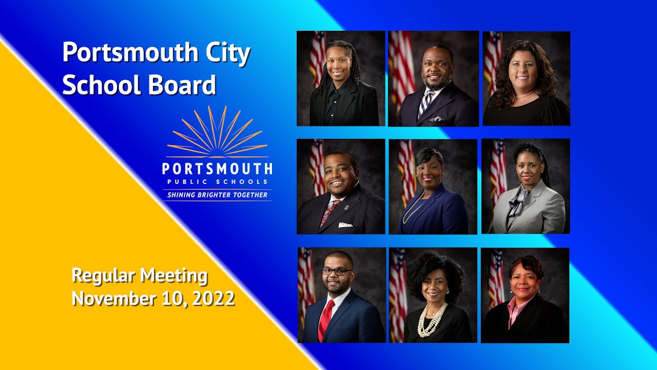 Portsmouth Public Schools School Board Regular Meeting November