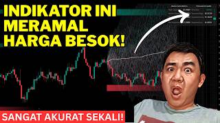 DI LUAR NALAR! INDIKATOR INI PREDIKSI HARGA BESOK PAKE RUMUS MATEMATIKA. INI SETUP LENGKAPNYA!