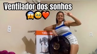 COMPREI MEU VENTILADOR 🥰❤️