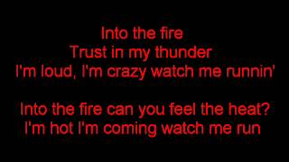 Crucified Barbara - Into the fire (LYRICS)