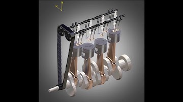 Mô Phỏng Động Cơ 4 Kỳ - CATIA