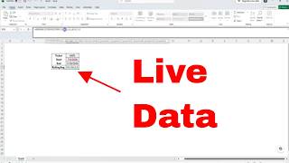 How to Create a Rolling Average With Live Stock Data in Excel Using the STOCKHISTORY Function #howto