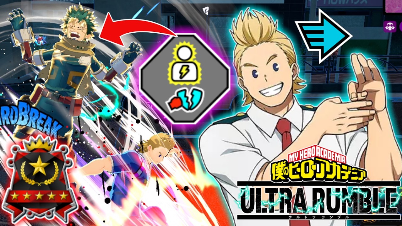 Thunder Rapid Mirio Ranked in My Hero Ultra Rumble