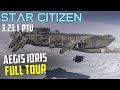 Aegis idris full interior tour  star citizen 3231 ptu ship tour