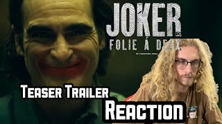 Joker: Folie Á Deux teaser trailer REACTION // DC // Joaquin Phoenix