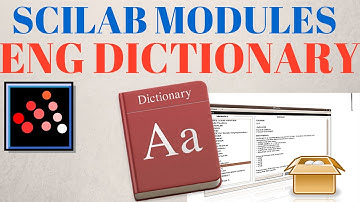Scilab English Dictionary Module(ToolBox)