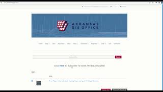 Arkansas GIS Office Parcel Download Example