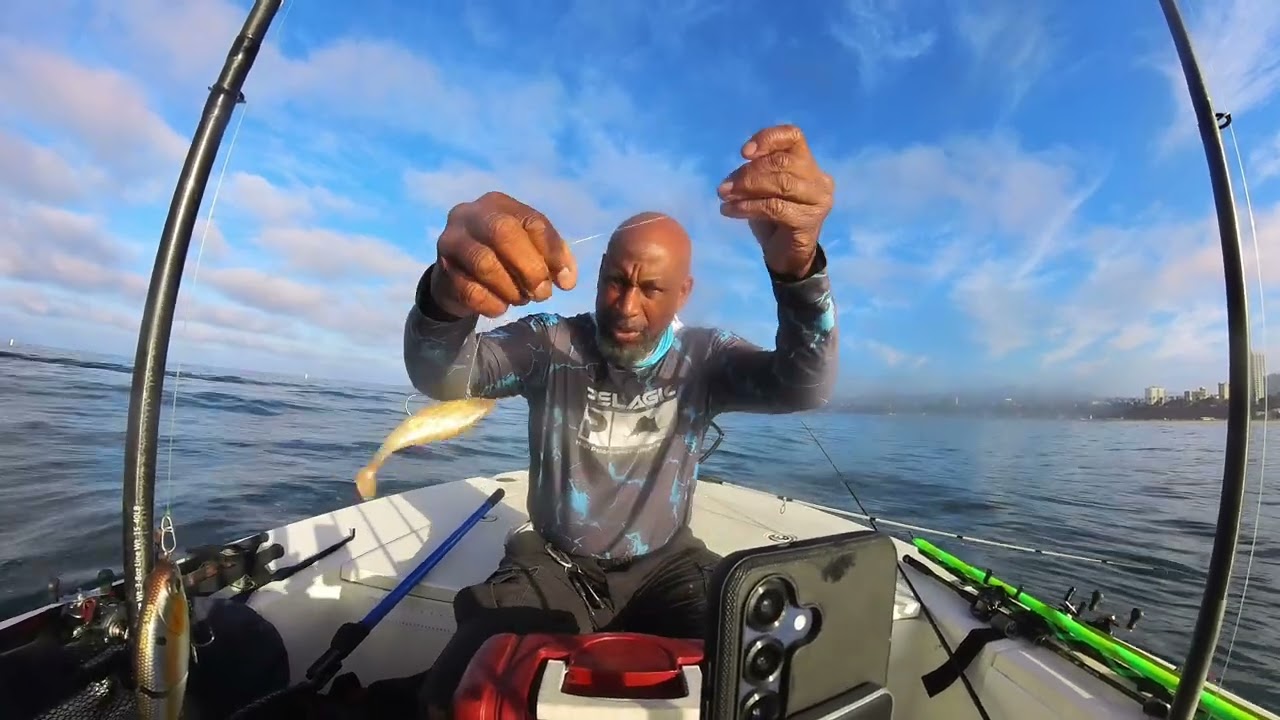 I love pulling on those Hefty Sand Bass