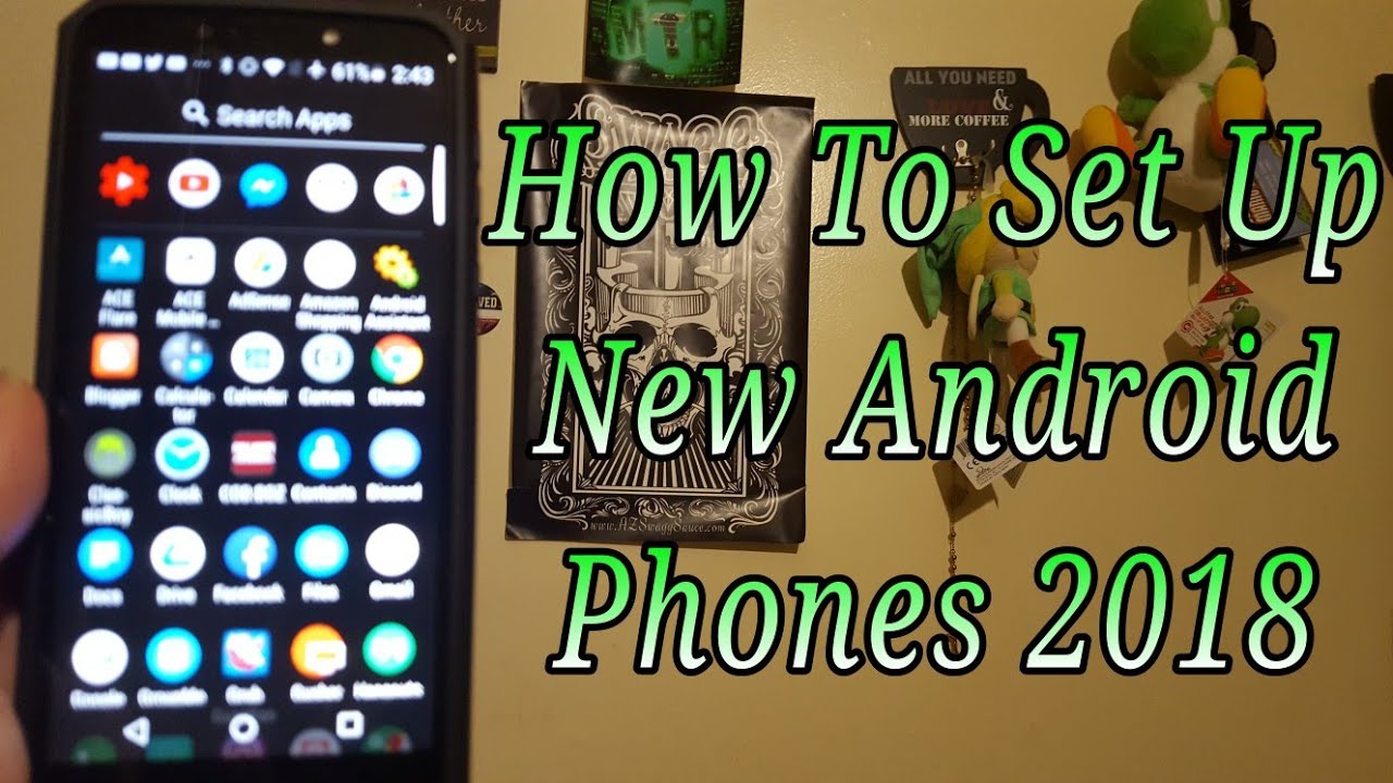 How To SetUp New Android Phones 2018 Apps Games Moto e5 Supra / Plus ZTE Blade Zmax LG Stylo 4