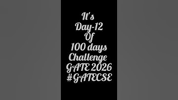 #gatepreparation #gate2026