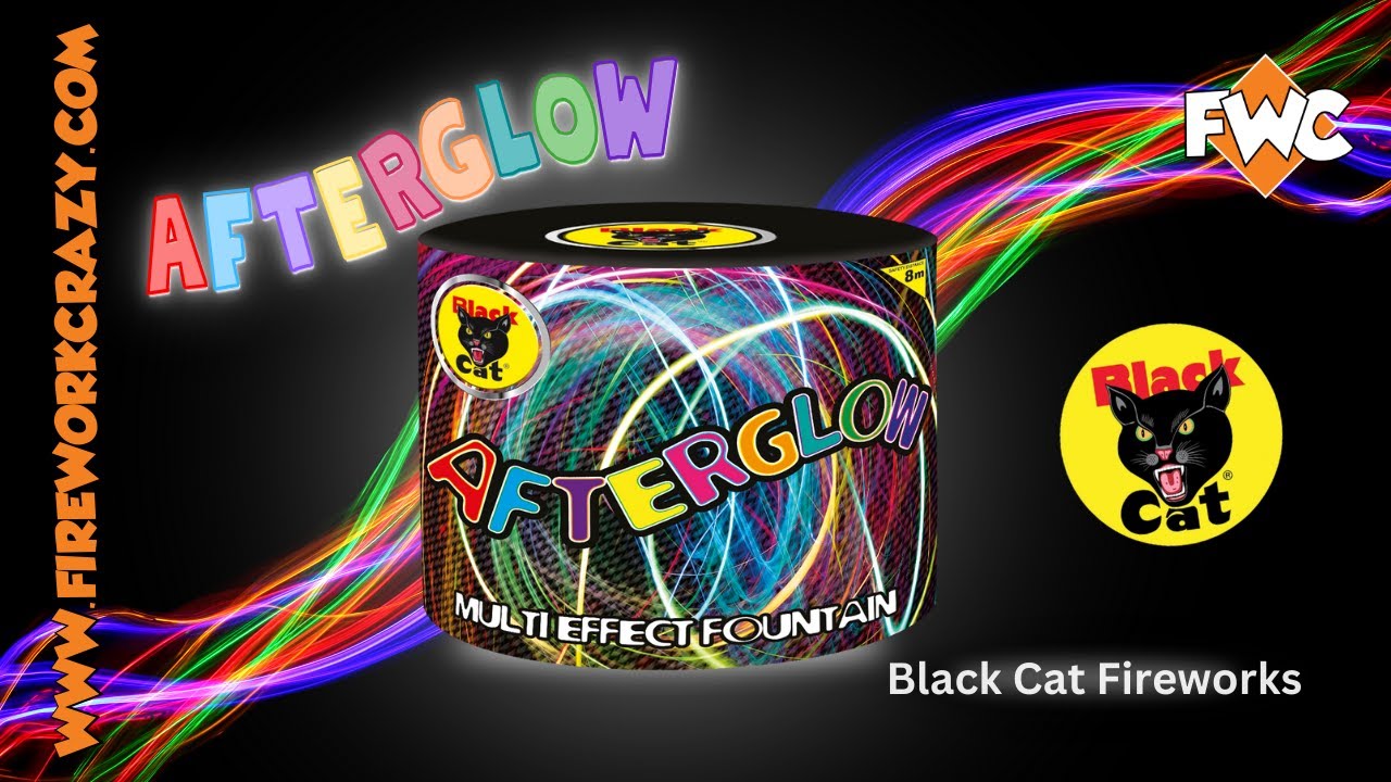 Afterglow Fountain from BlackCat Fireworks - YouTube