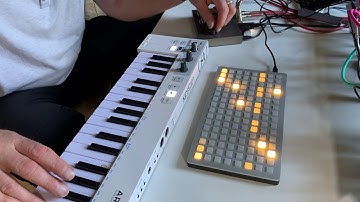 Quick jam with the Less Concepts sequencer for Norns