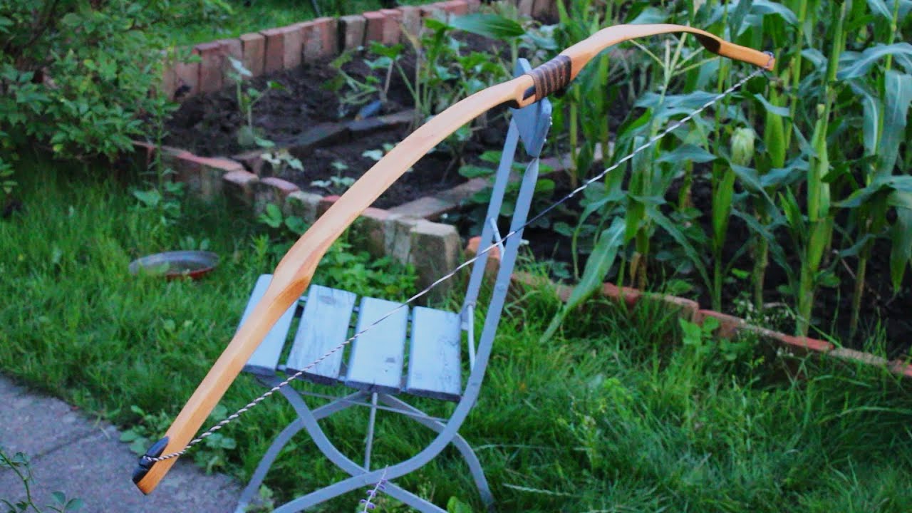 Mollegabet Bow from Wild Cherry Wood/ Start to finish/  Heat treating