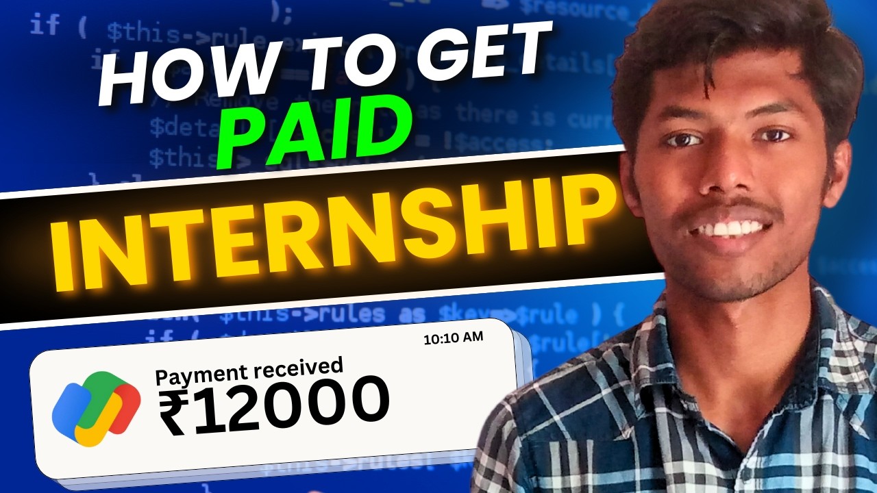 How To Get PAID Internship Without Any Experience | All methods - YouTube