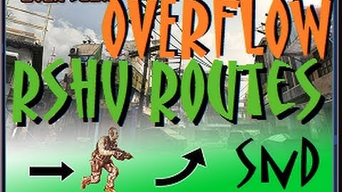 Black Ops 2 - Unique SnD Rush Route on Overflow / Death Alley (Part 1/2)
