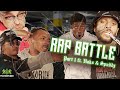 HAKS AND SPUDDZ BATTLE PRO RAPPERS!!!