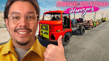 I Started a CAR TRAIN in Drive Beyond Horizons // Drive Beyond Horizons ALL CARS