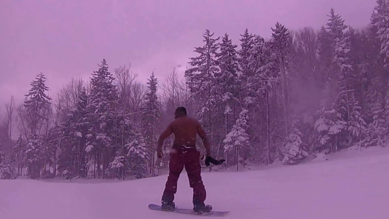 Black Guy Kills Snow Boarding Shirt Less 5 Degree Weather YouTube