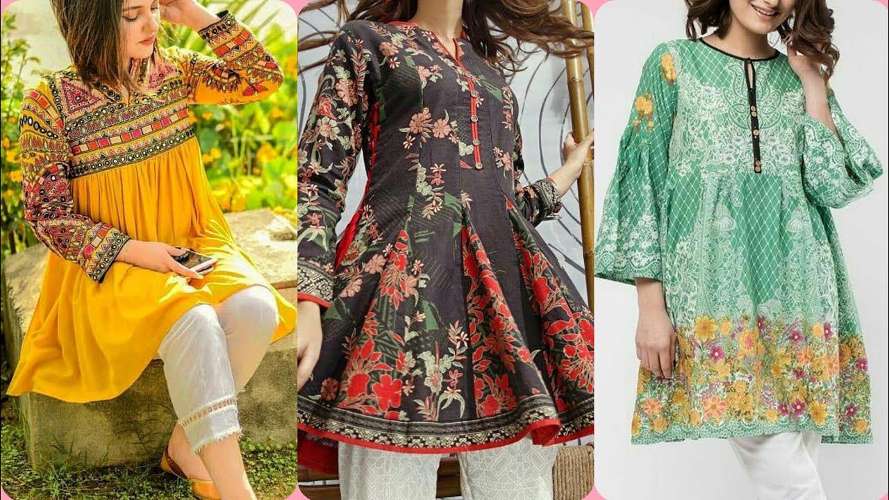 boutique style tops jhabla and frock style kurties designs new arrival ...