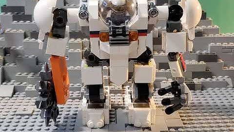 Lego Titan Fall Animation- Space Mining Mech 31115 | Creator 3-in-1