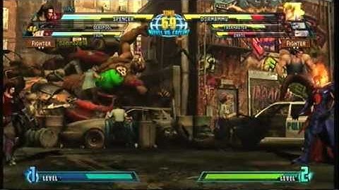 Marvel vs Capcom 3 Xbox Live Player Match 05-06-2011