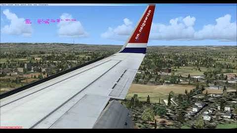 Landing at EGKK (Gatwick Airport) FSX