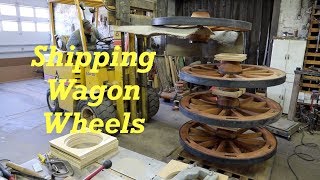 How do I Crate & Ship 12 Cannon Wheels? #11 | Engels Coach Shop