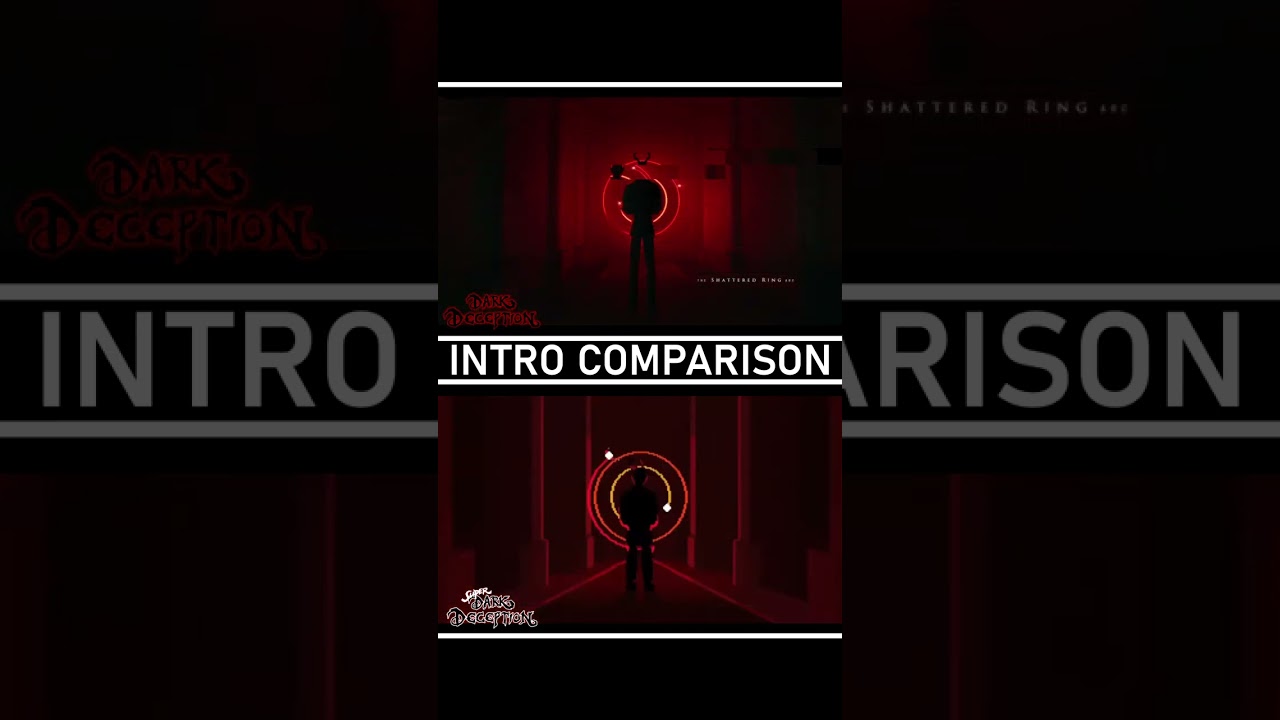 Chapter 5 Intro - Dark Deception vs Super Dark Deception Comparison #darkdeception #shorts