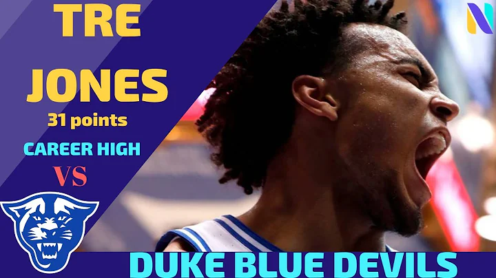 Tre Jones Duke Blue Devils 31 PTS vs Georgia State...